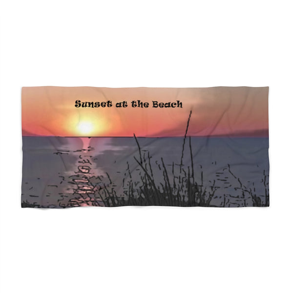 Lake Michigan Sunset Beach Towel